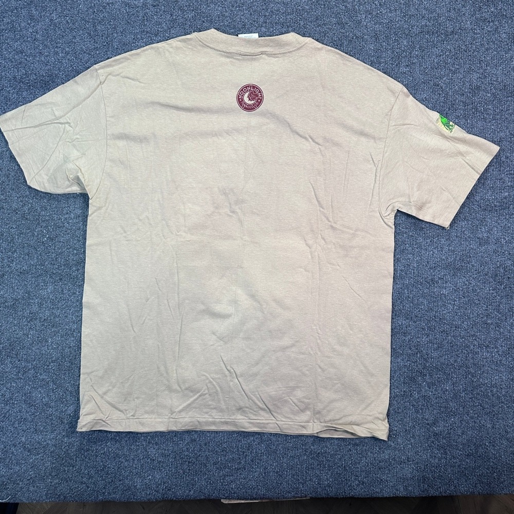 VTG 1996 Moonlight Tobacco Jumbos Elephant T-Shirt Hanes Beefy Men's Size XL Tan - Picture 11 of 11